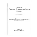 Records of Colonial Gloucester County, Virginia - Paperback