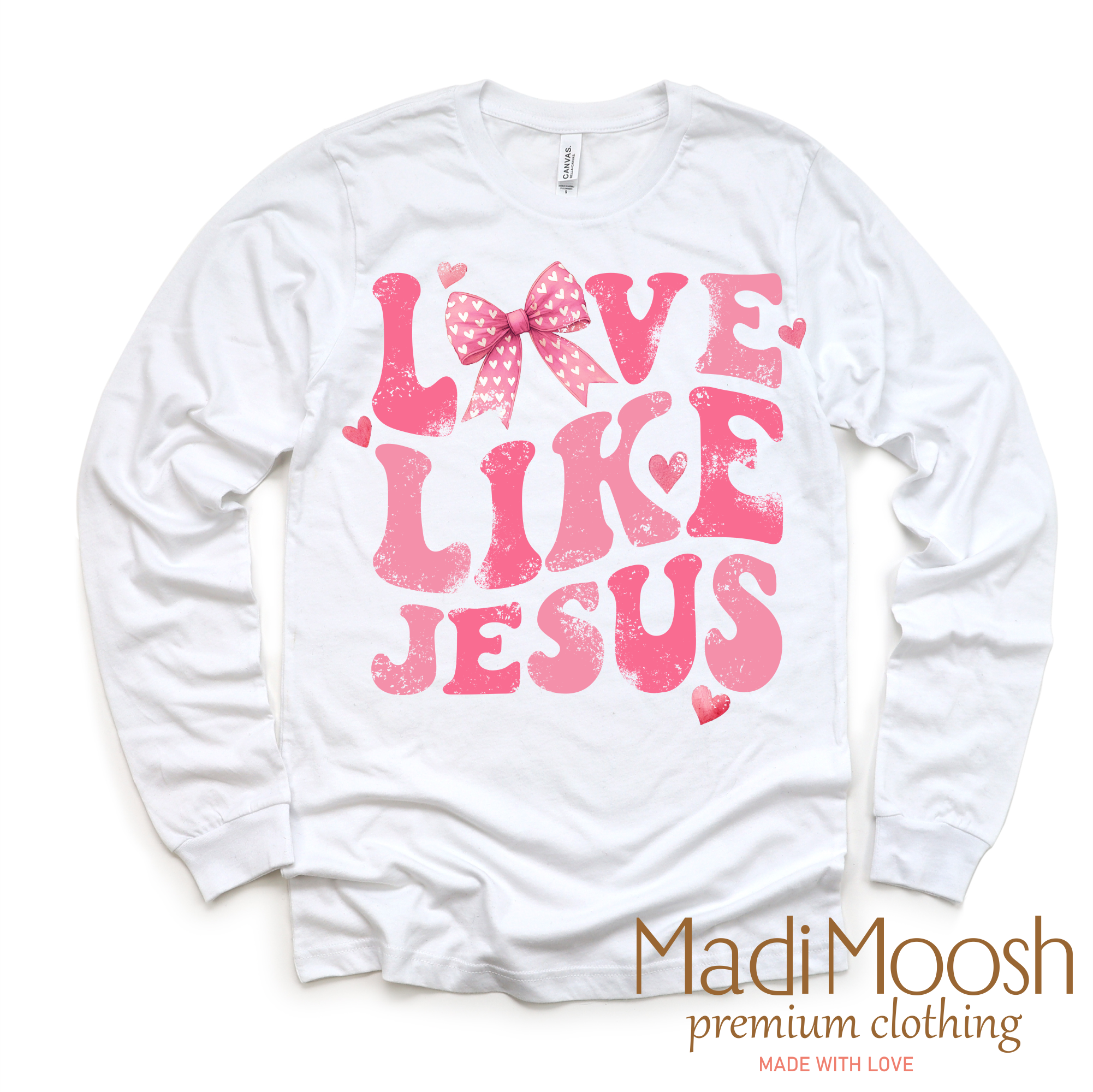 Love Like Jesus Valentine's Day Shirt - Christian Valentine's Tee