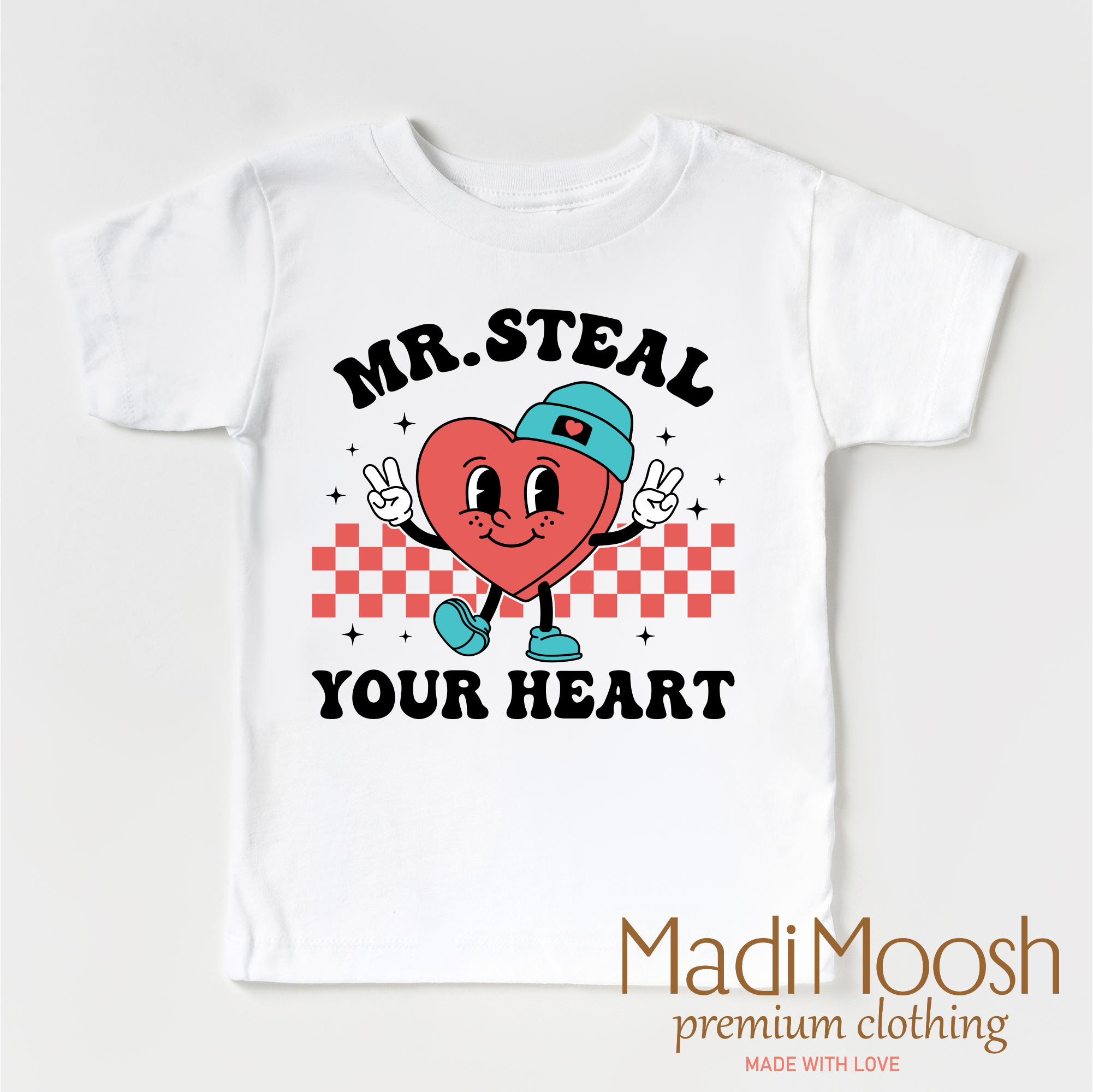Mr. Steal Your Heart Valentine's Day Shirt -  Valentine's Tee