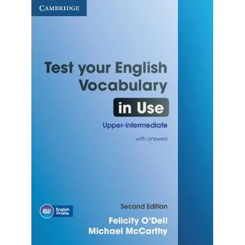 Test Your English Vocabulary in Use Upper-Intermediate Book with Answers - Paperback