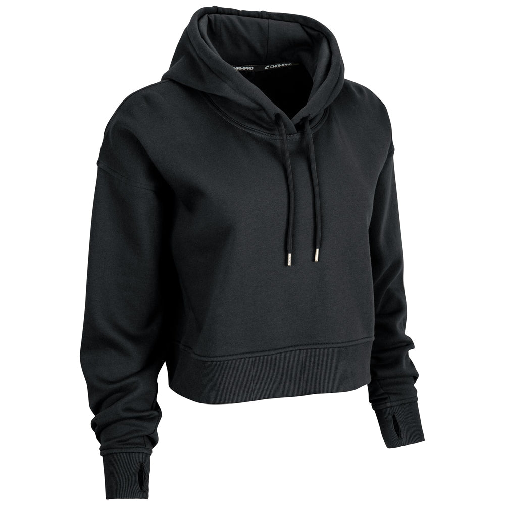CHAMPRO SPORTSWEAR VICTORY FLEECE WOMEN'S CROP HOODIE