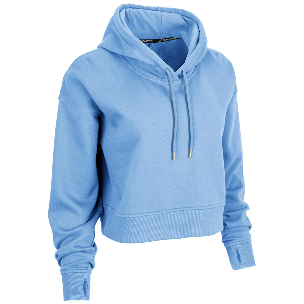 CHAMPRO SPORTSWEAR VICTORY FLEECE WOMEN'S CROP HOODIE