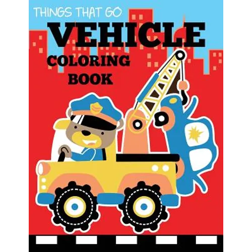 Vehicle Coloring Book - Paperback