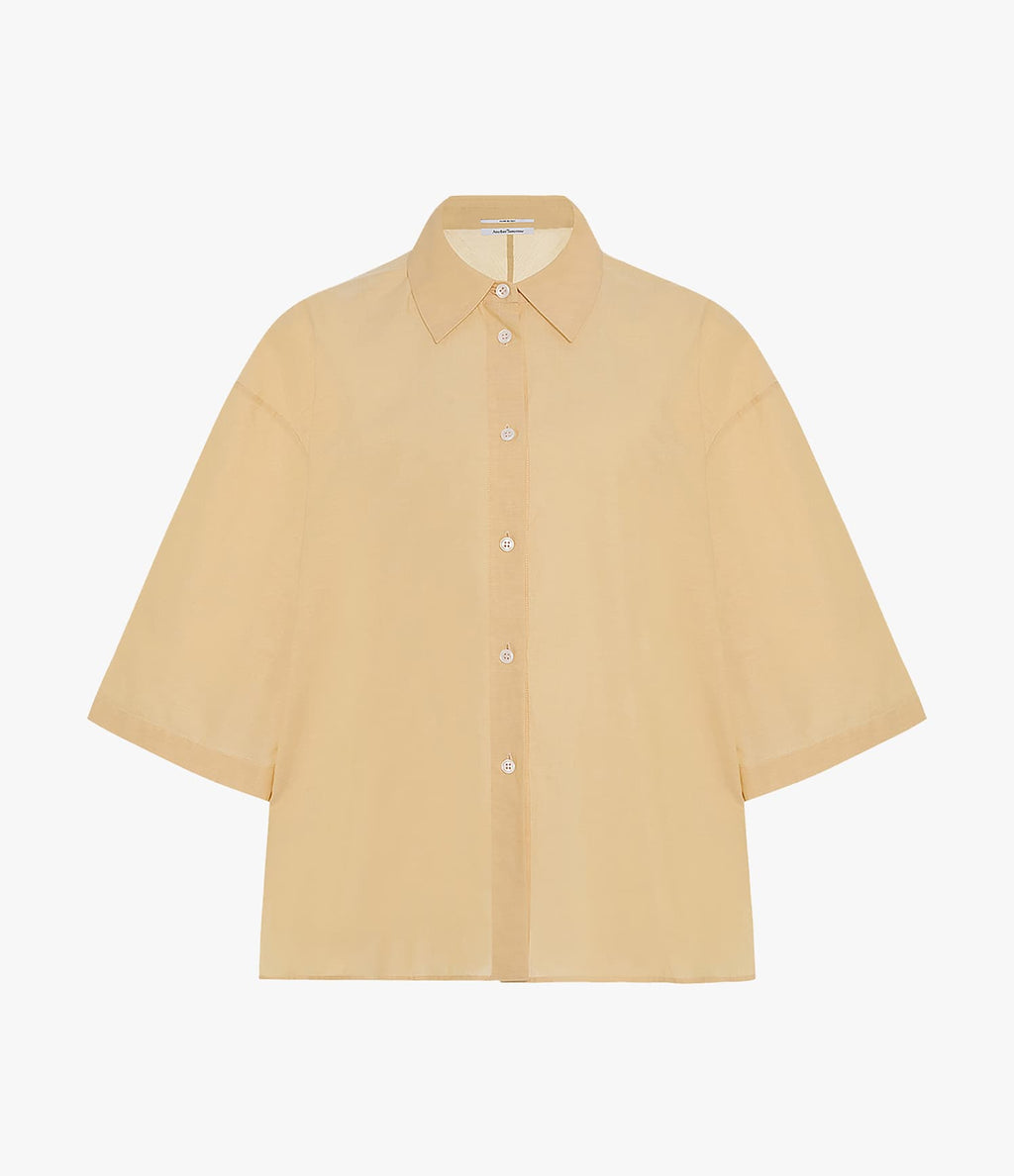 Voile Short Sleeve Shirt | Mimosa