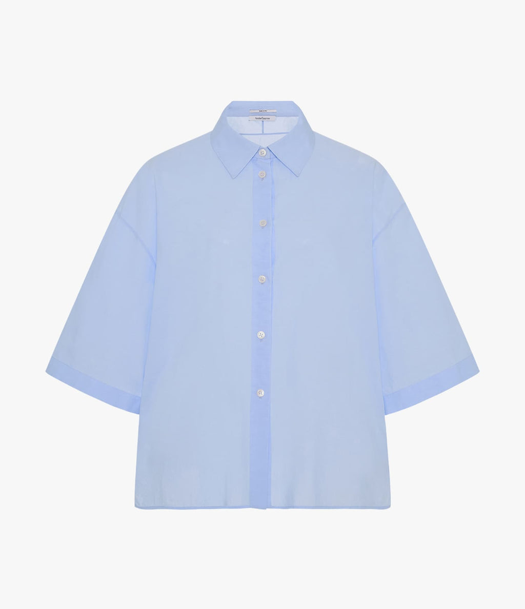 Voile Short Sleeve Shirt | Sky