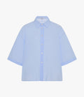 Voile Short Sleeve Shirt | Sky