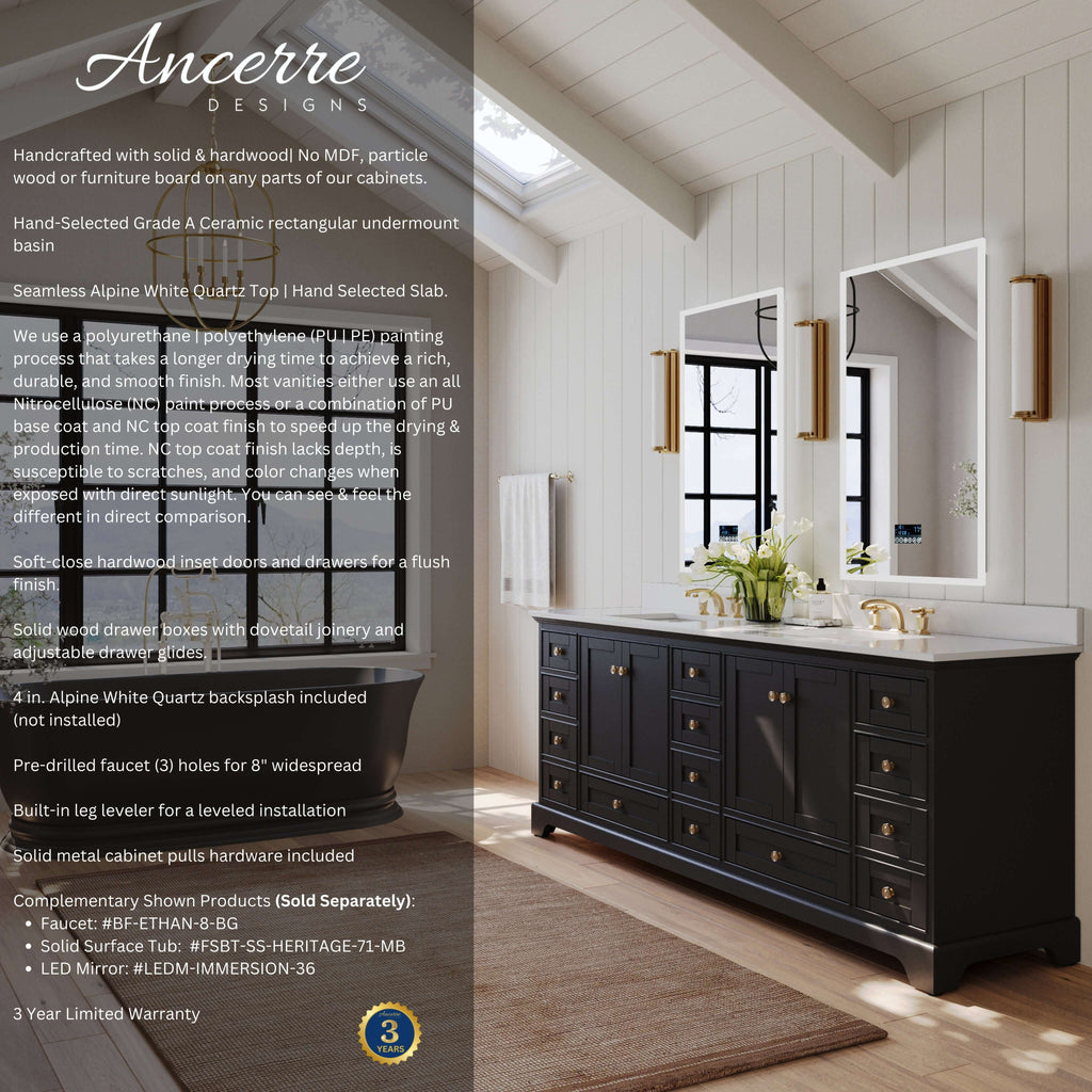 Audrey 84" Bath Vanity Set