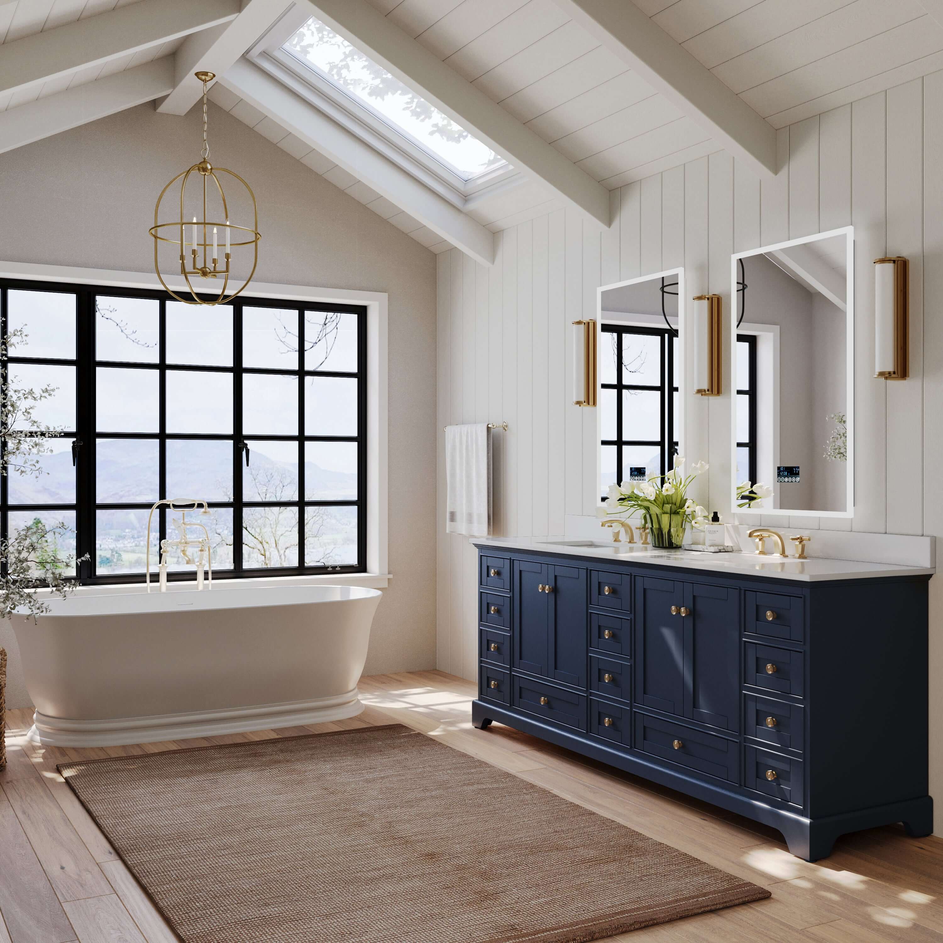 Audrey 84" Bath Vanity Set