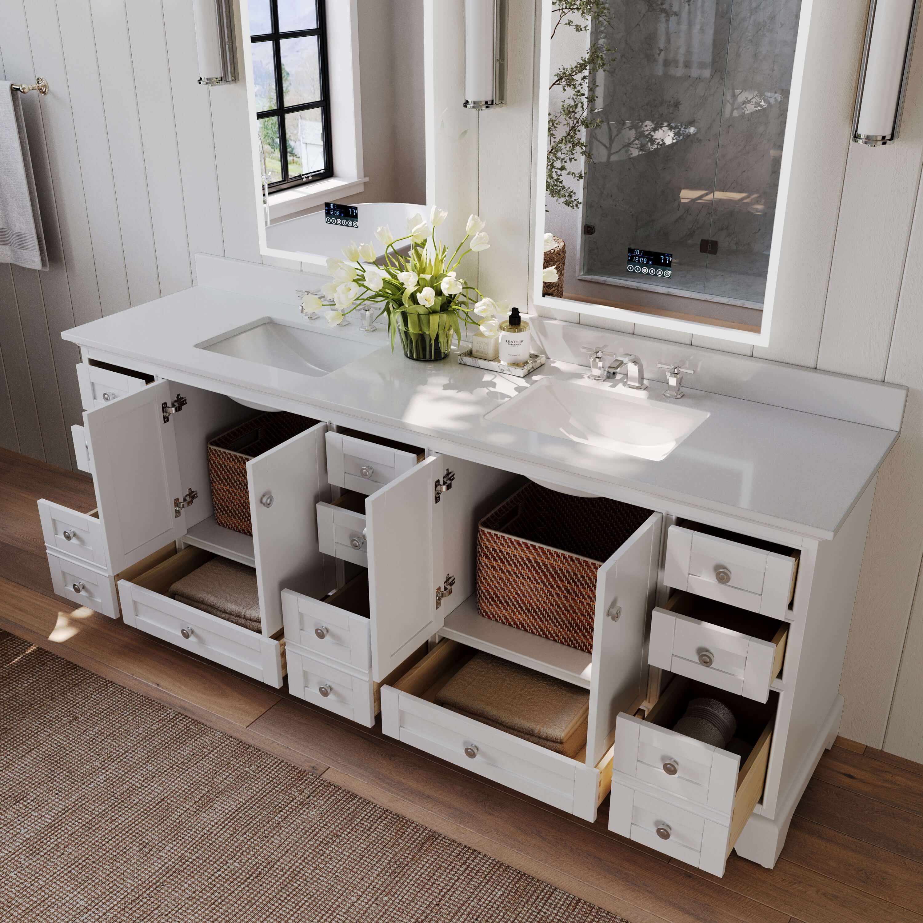 Audrey 84" Bath Vanity Set