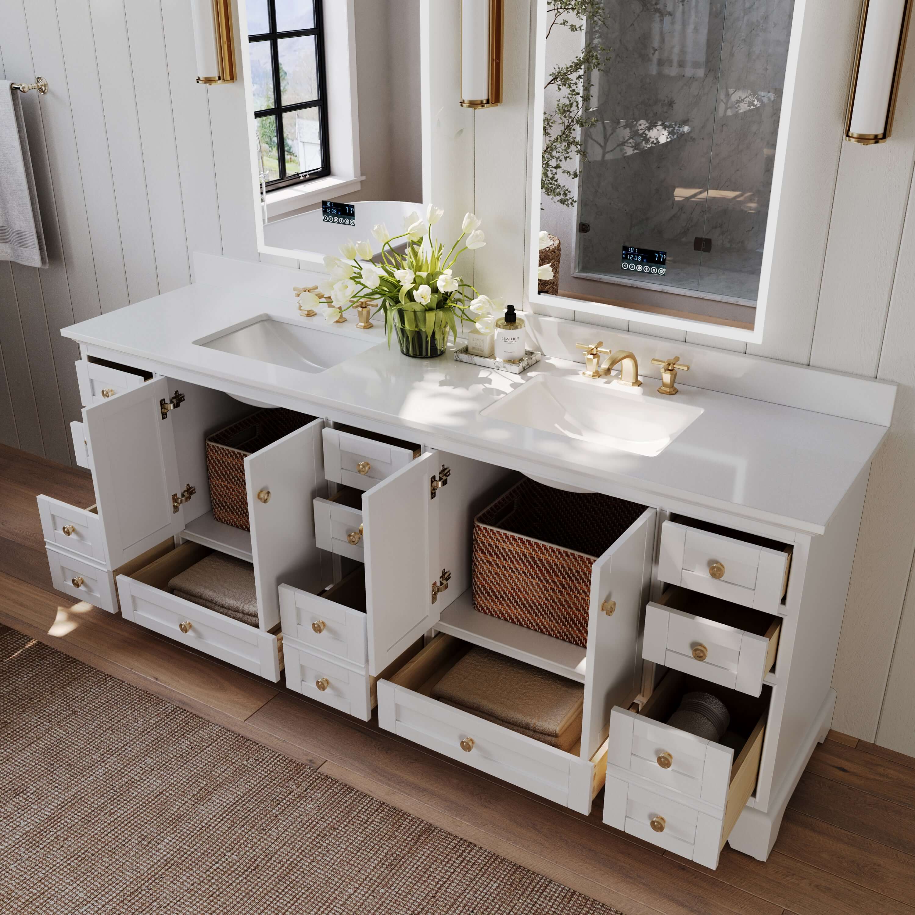 Audrey 84" Bath Vanity Set