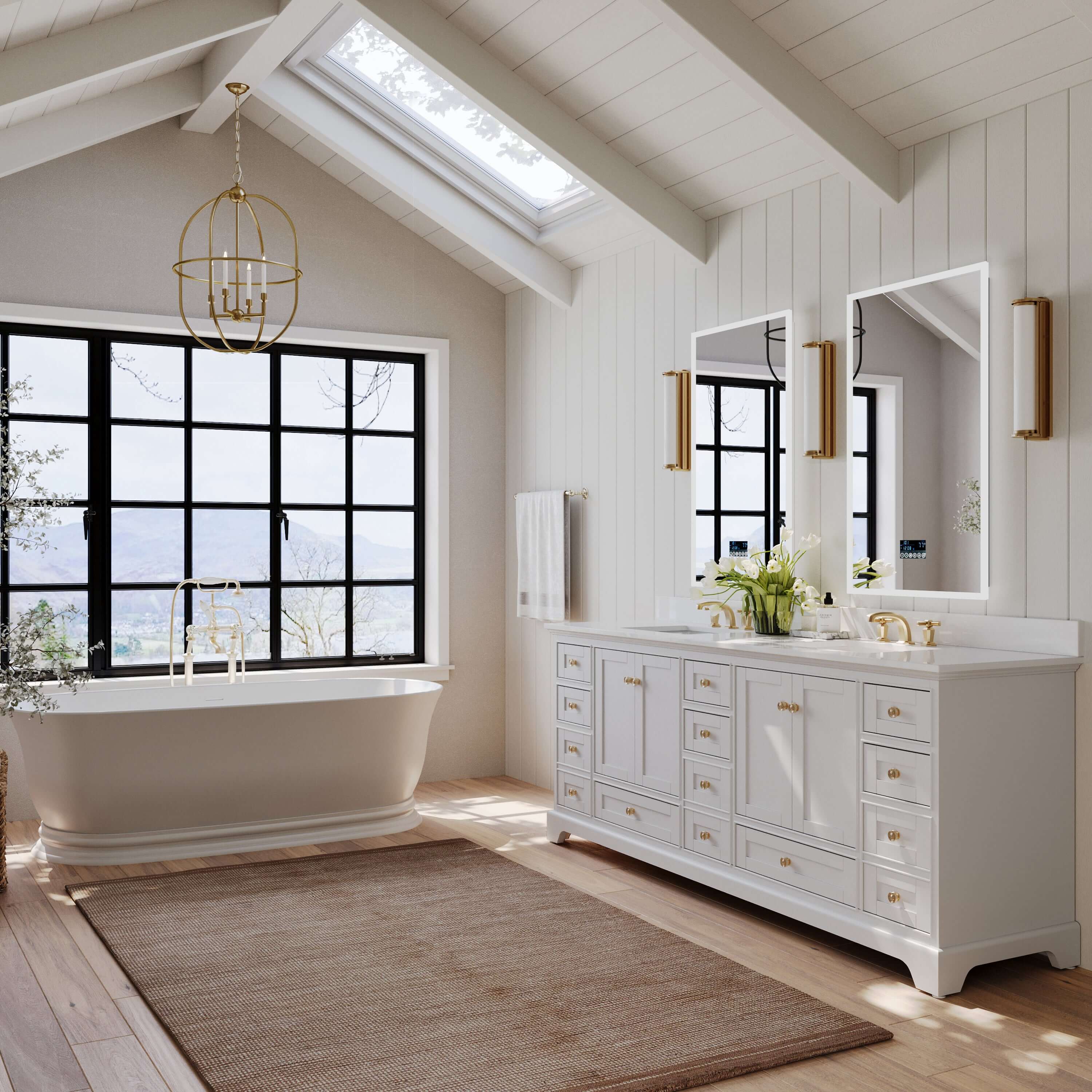 Audrey 84" Bath Vanity Set