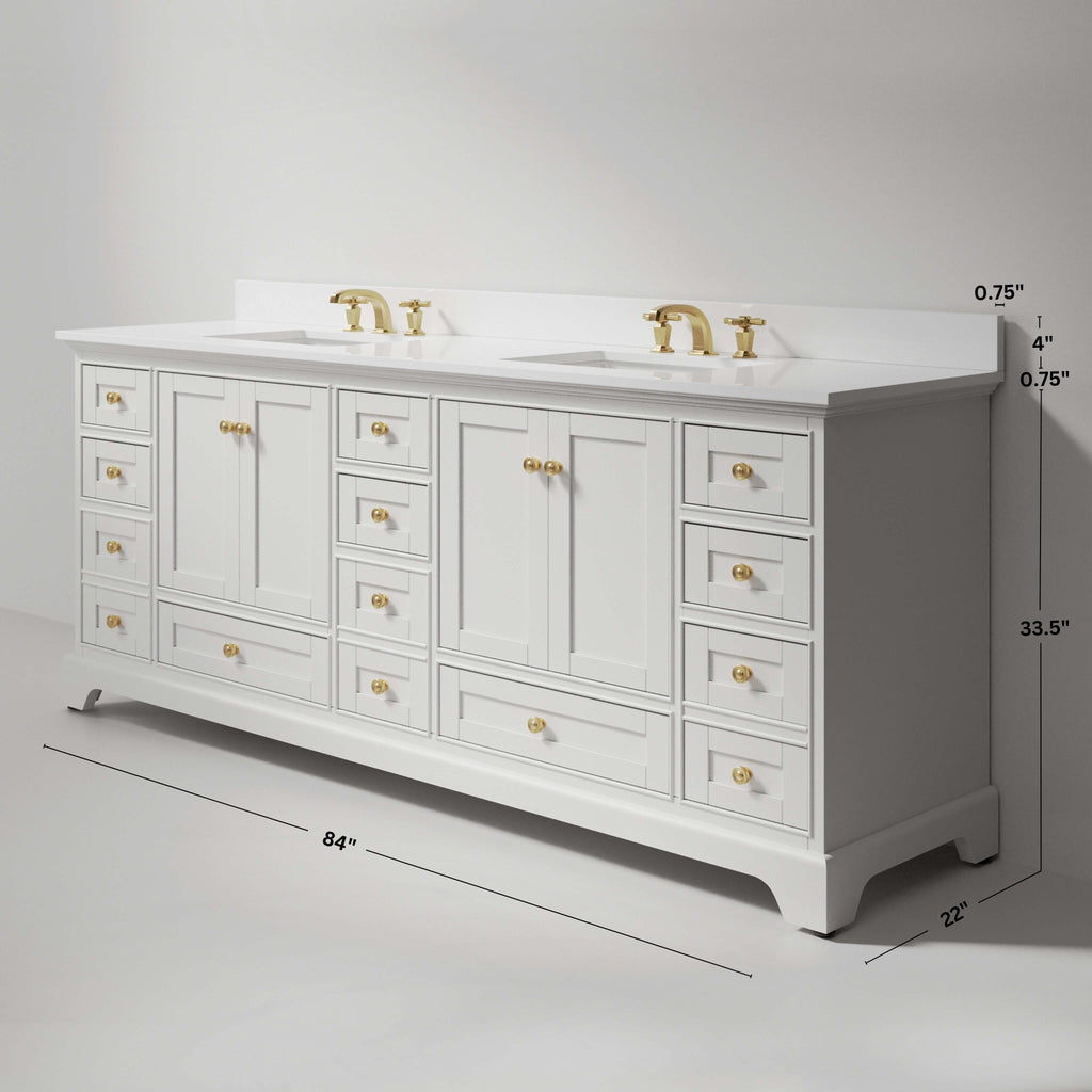 Audrey 84" Bath Vanity Set