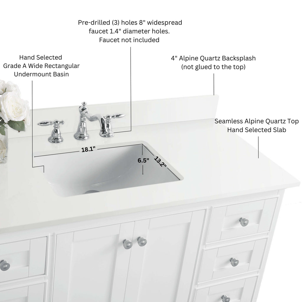 Audrey 84" Bath Vanity Set