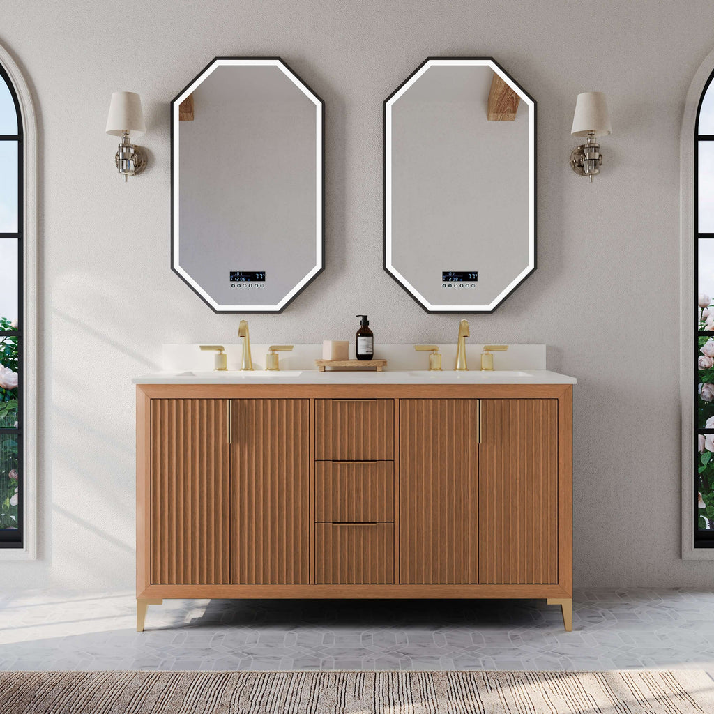 Turlington Bathroom Vanity Collection in Sienna Finish