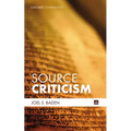 Source Criticism - Paperback