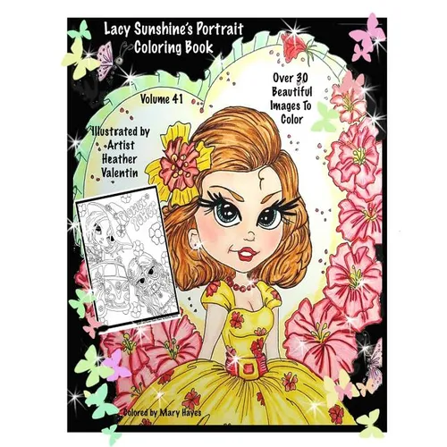 Lacy Sunshine's Portrait Coloring Book - Paperback