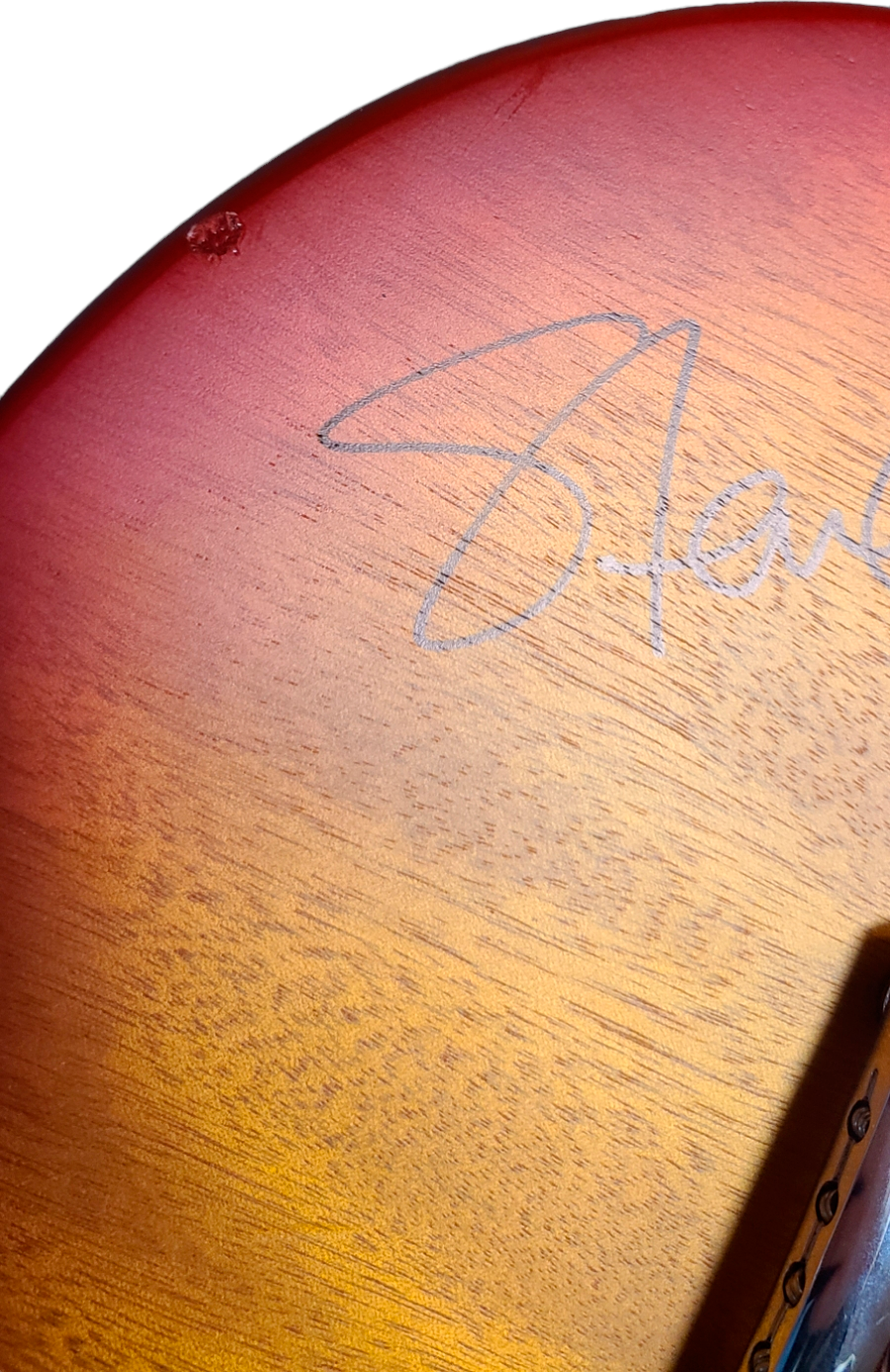 Steve Vai Signed Cherry Sunburst Gibson Epiphone Guitar Exact Photo Proof