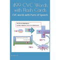 499 CVC Words with Flash Cards: CVC words with Parts of Speech - Paperback