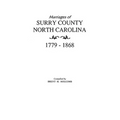 Marriages of Surry County, North Carolina 1779-1868 - Paperback