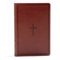 KJV Large Print Personal Size Reference Bible, Brown Leathertouch Indexed - Imitation Leather