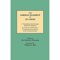 German Element in St. Louis - Paperback