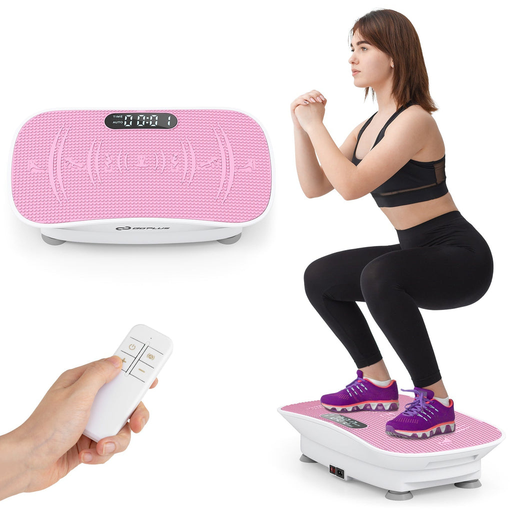 Vibration Plate Exercise Machine for Lymphatic Drainage and Weight Loss with 10 Speed Intensities