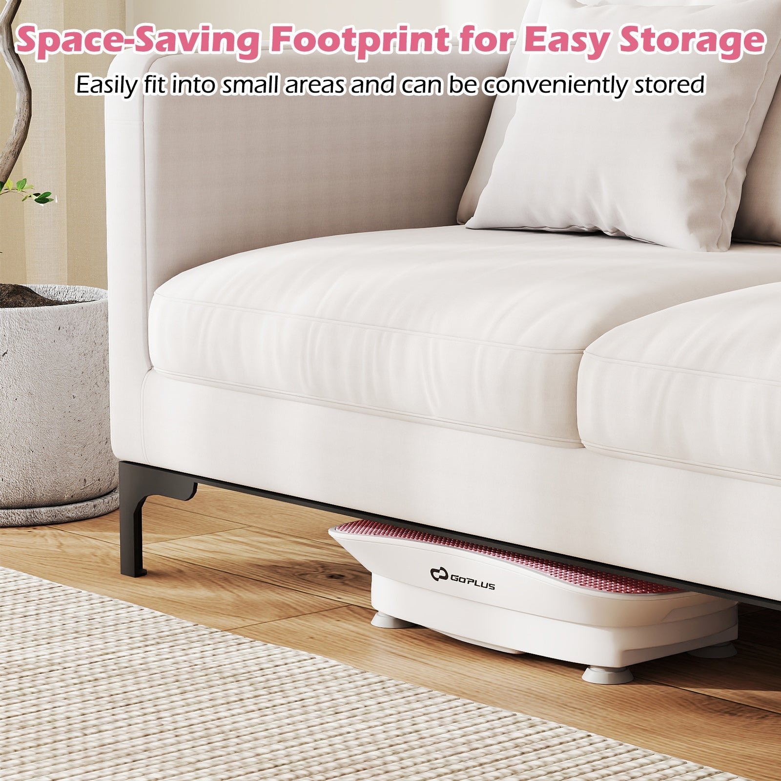 Vibration Plate Exercise Machine for Lymphatic Drainage and Weight Loss with 10 Speed Intensities