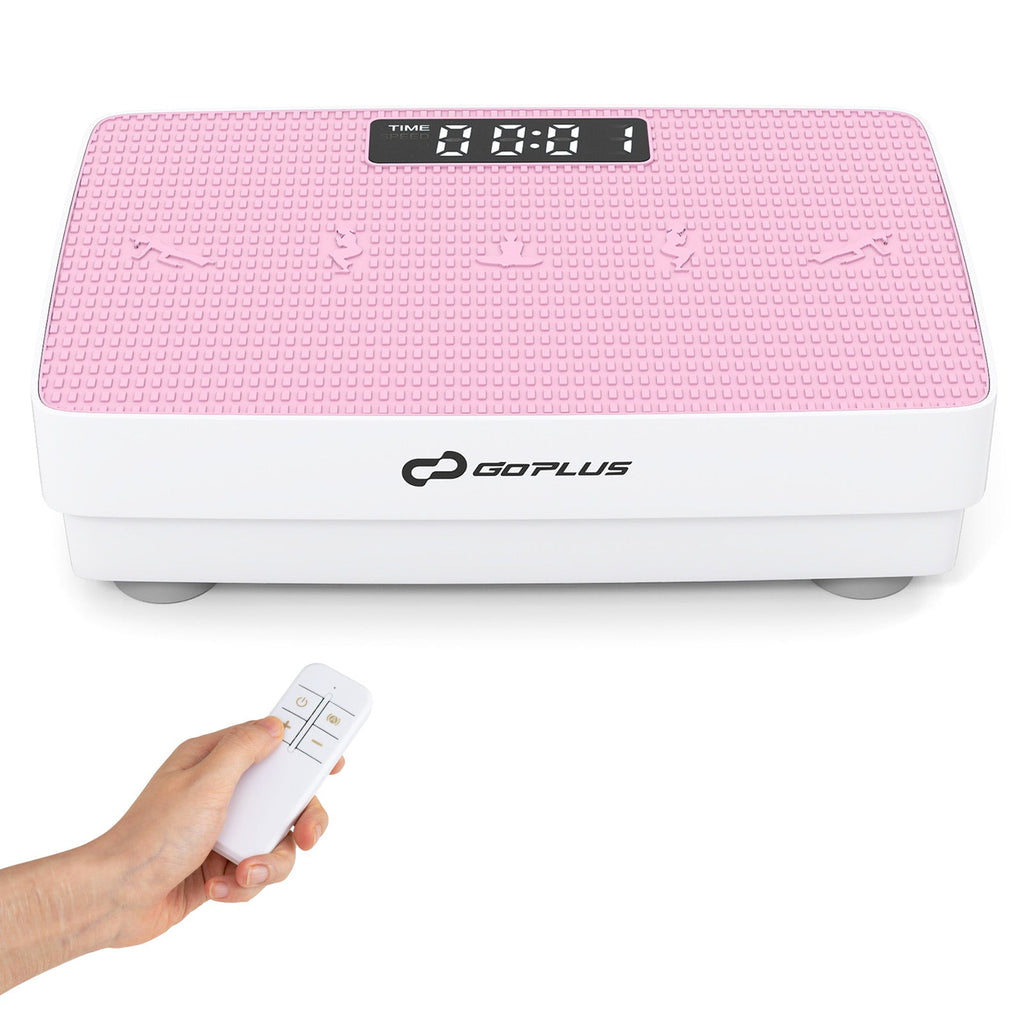 Vibration Plate Exercise Machine with Gravity Sensor and Remote Control for Home Gym