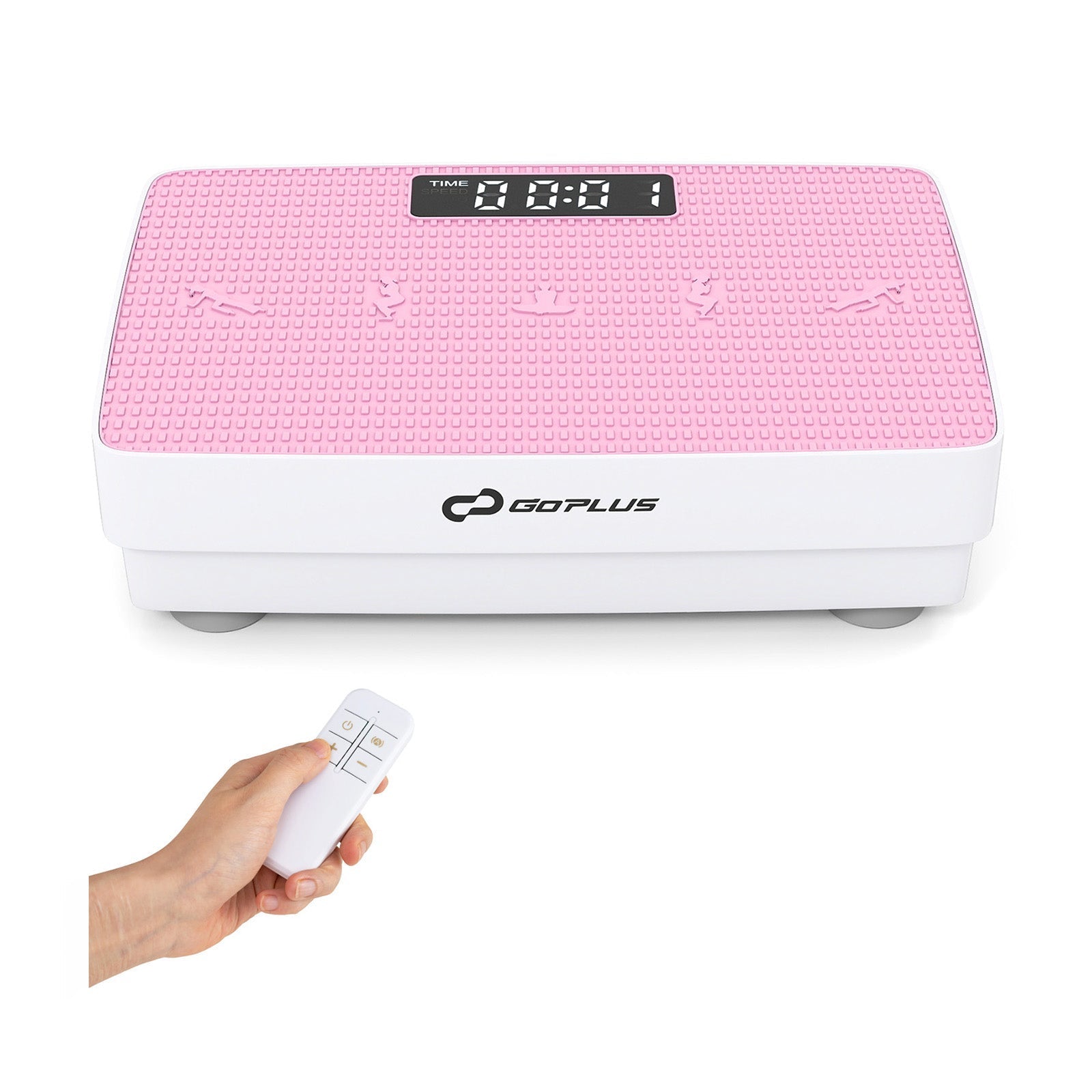 Vibration Plate Exercise Machine with Gravity Sensor and Remote Control for Home Gym