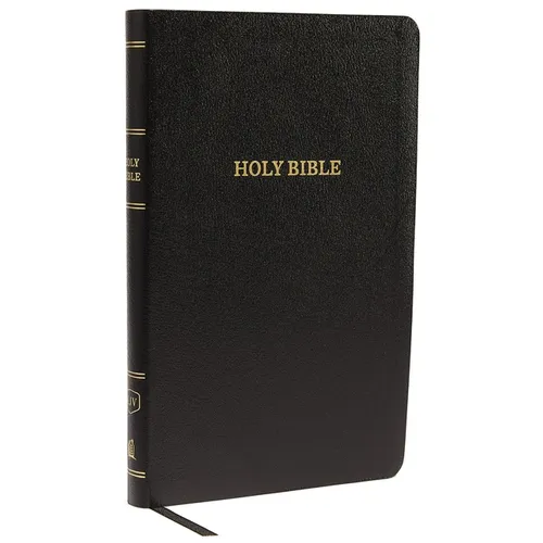 KJV, Thinline Reference Bible, Bonded Leather, Black, Red Letter Edition - Bonded Leather