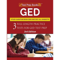 GED Study Question Book 2020 and 2021 All Subjects: Three Full-Length Practice Tests for GED Test Prep [3rd Edition] - Paperback