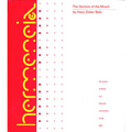 The Sermon on the Mount: A Commentary on the Sermon on the Mount - Hardcover