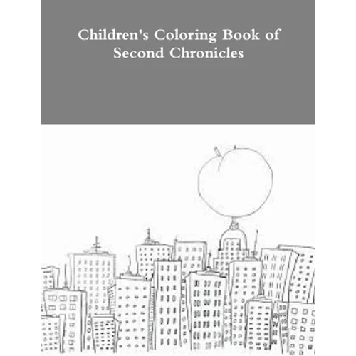 Children's Coloring Book of Second Chronicles - Paperback