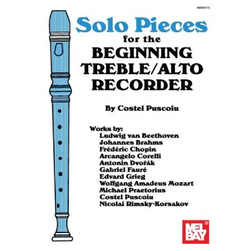 Solo Pieces for the Beginning Treble/Alto Recorder - Paperback