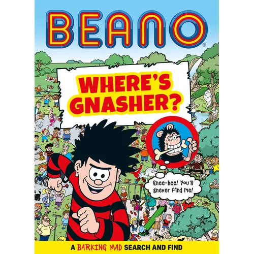 Beano Where's Gnasher?: A Barking Mad Search and Find Book - Paperback