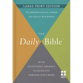 The Daily Bible (Niv, Large Print) - Hardcover