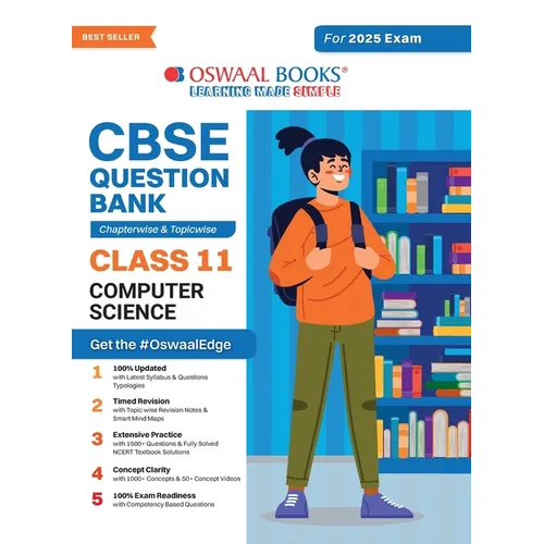 Oswaal CBSE Question Bank Class 11 Computer Science, Chapterwise and Topicwise Solved Papers For 2025 Exams - Paperback