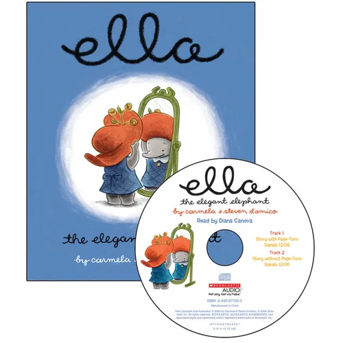 Ella the Elegant Elephant [With Audio CD] - Paperback