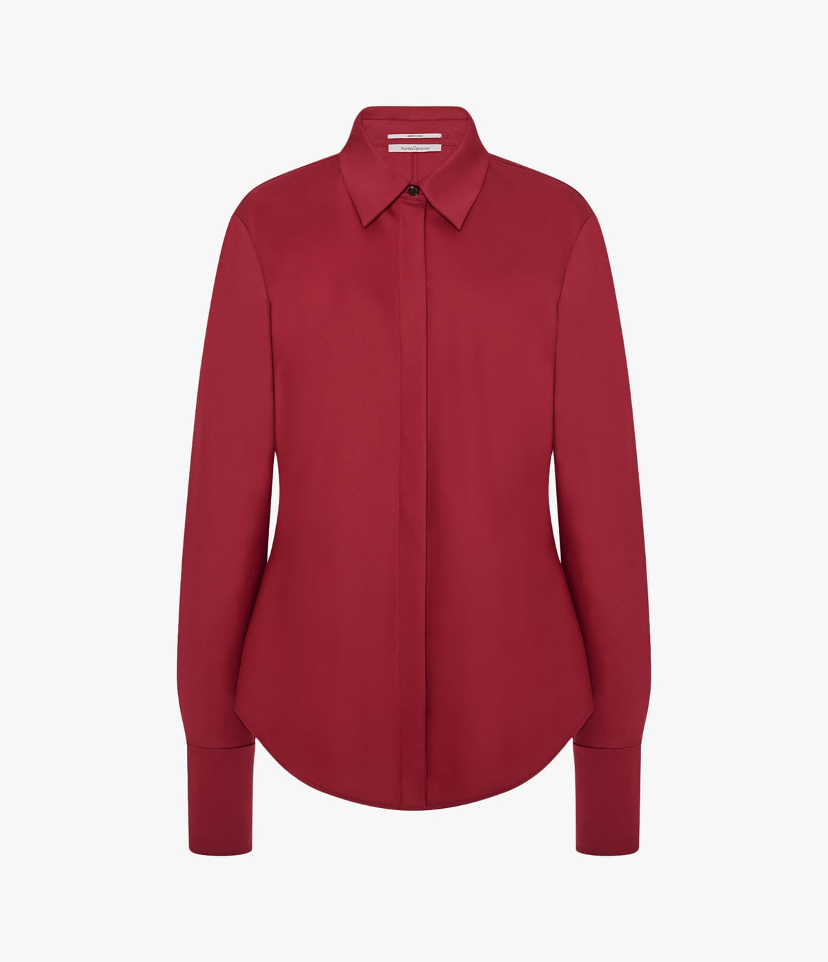 Wool Bias Shirt | Pinot Noir
