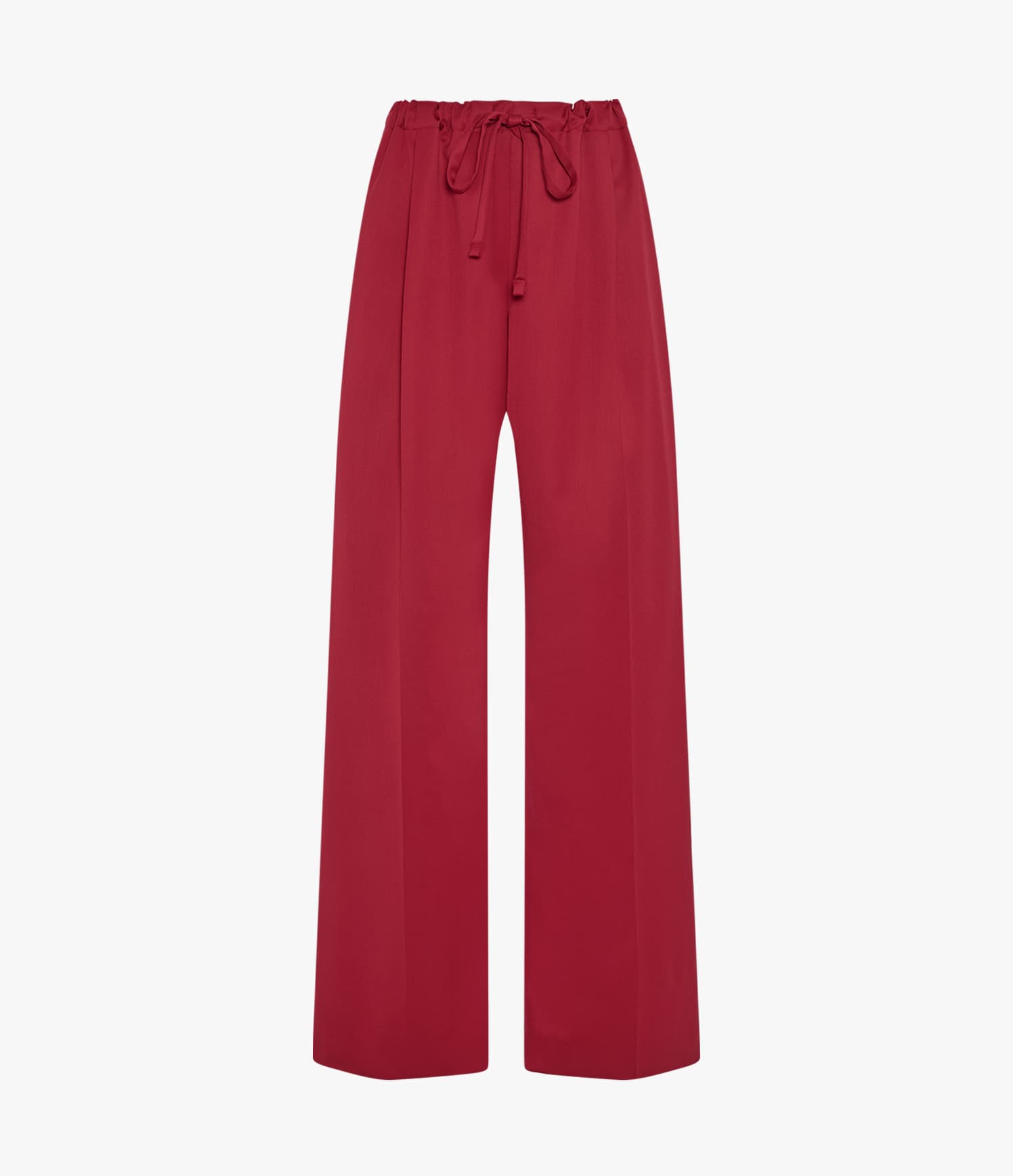 Wool Drawcord Pant | Pinot Noir