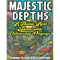 MAJESTIC DEPTHS- A Titanic and submersible Coloring Voyage - Paperback