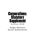 Corporations: Statutory Supplement - Paperback