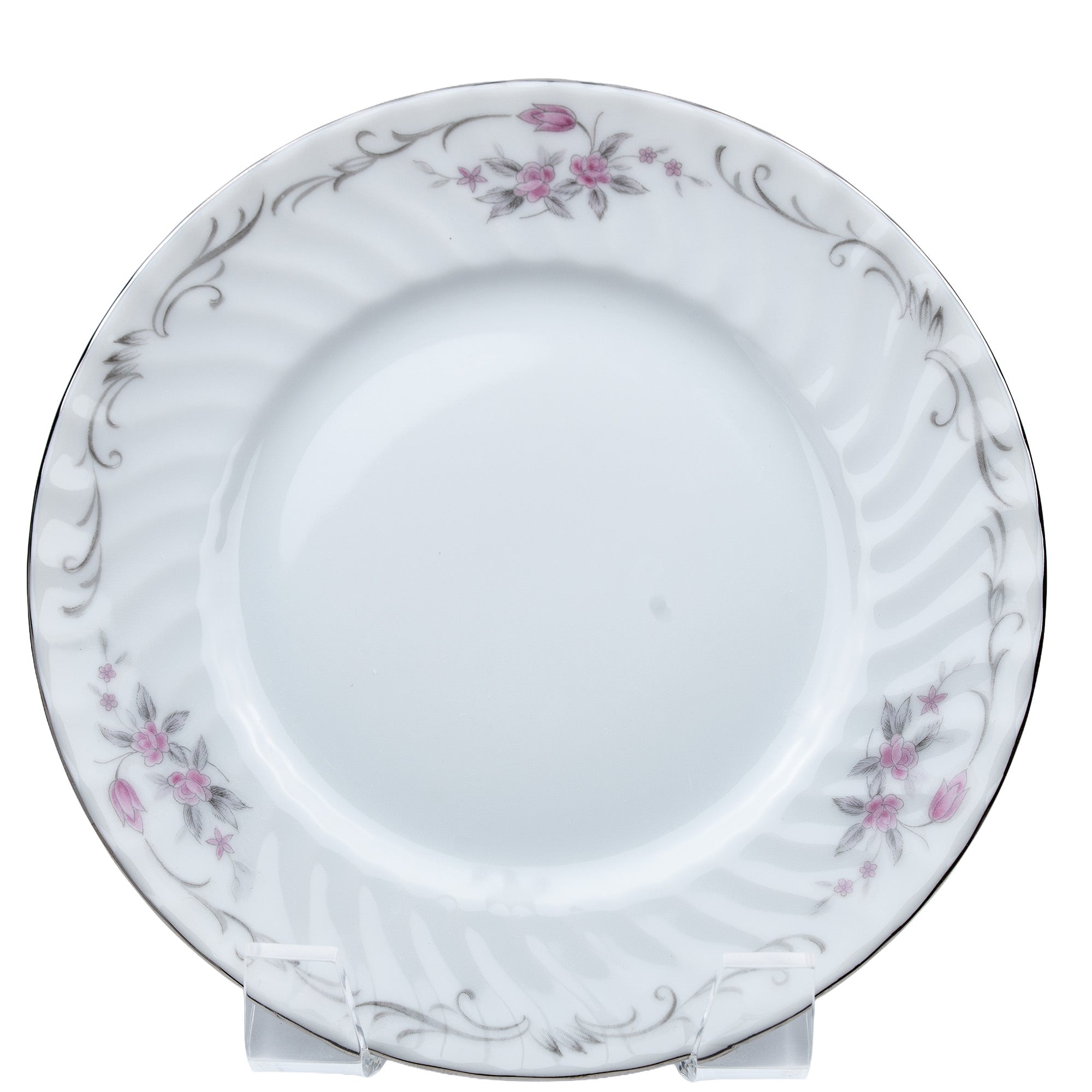 Gold Standard GST1 Bread Plate – Pink Rosebud Porcelain