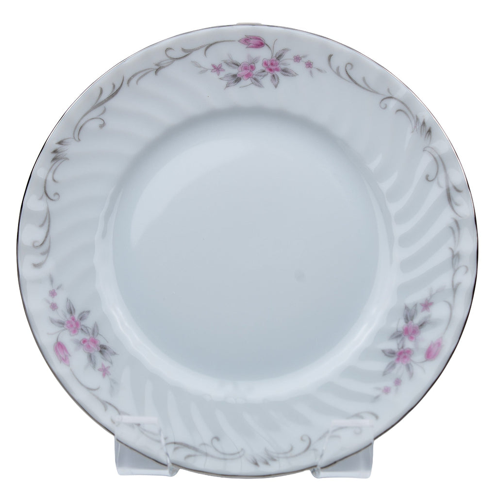 Gold Standard GST1 Bread Plate – Pink Rosebud Porcelain