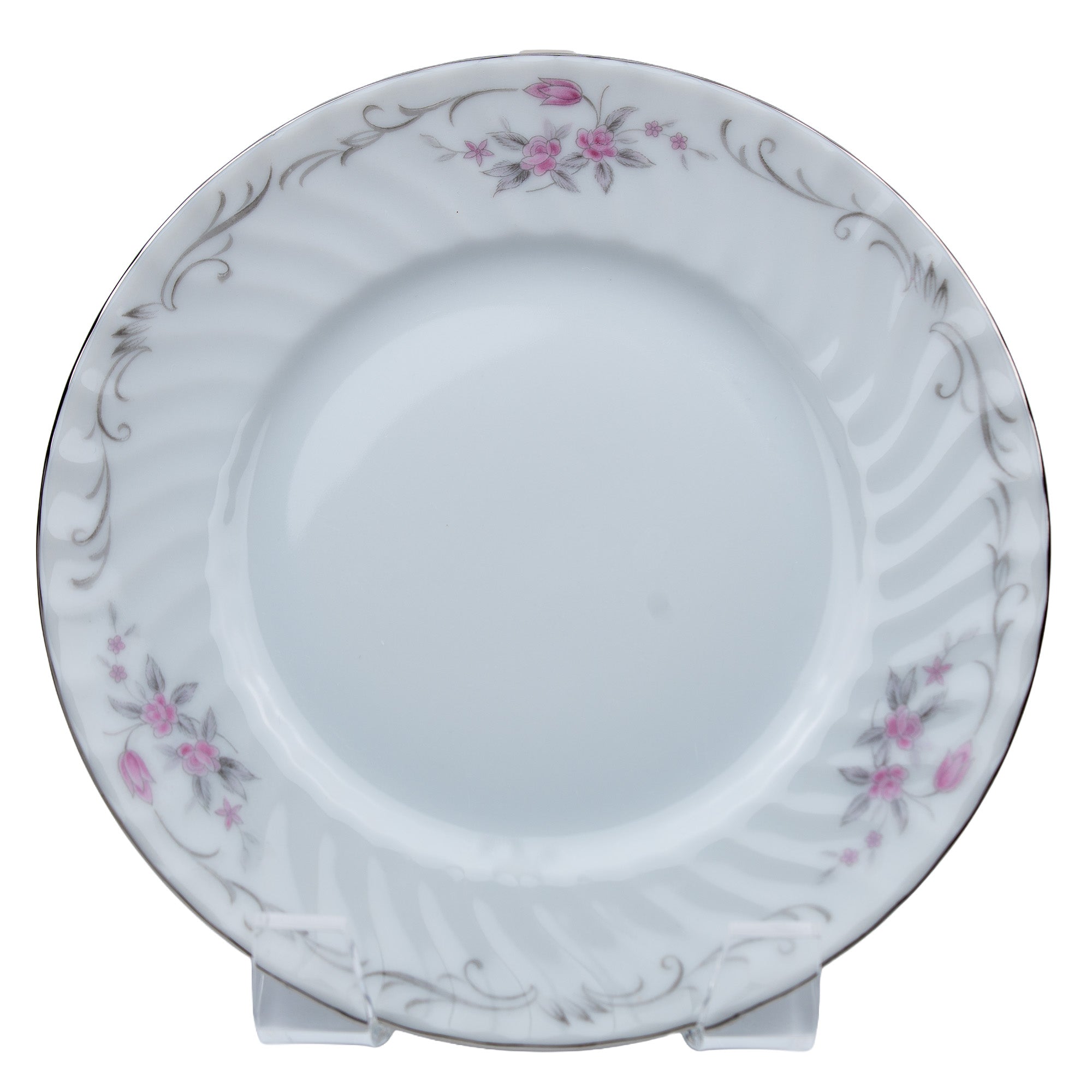 Gold Standard GST1 Bread Plate – Pink Rosebud Porcelain