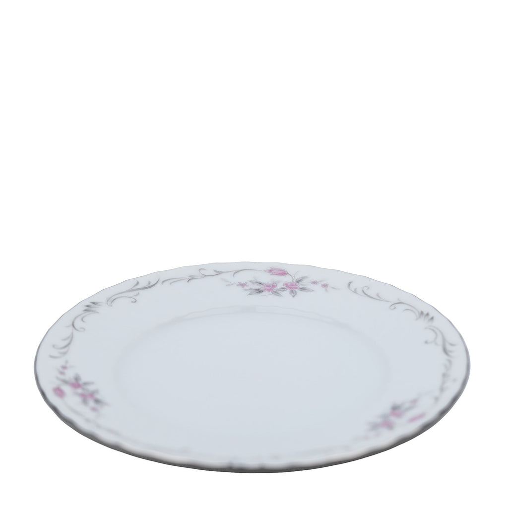 Gold Standard GST1 Bread Plate – Pink Rosebud Porcelain