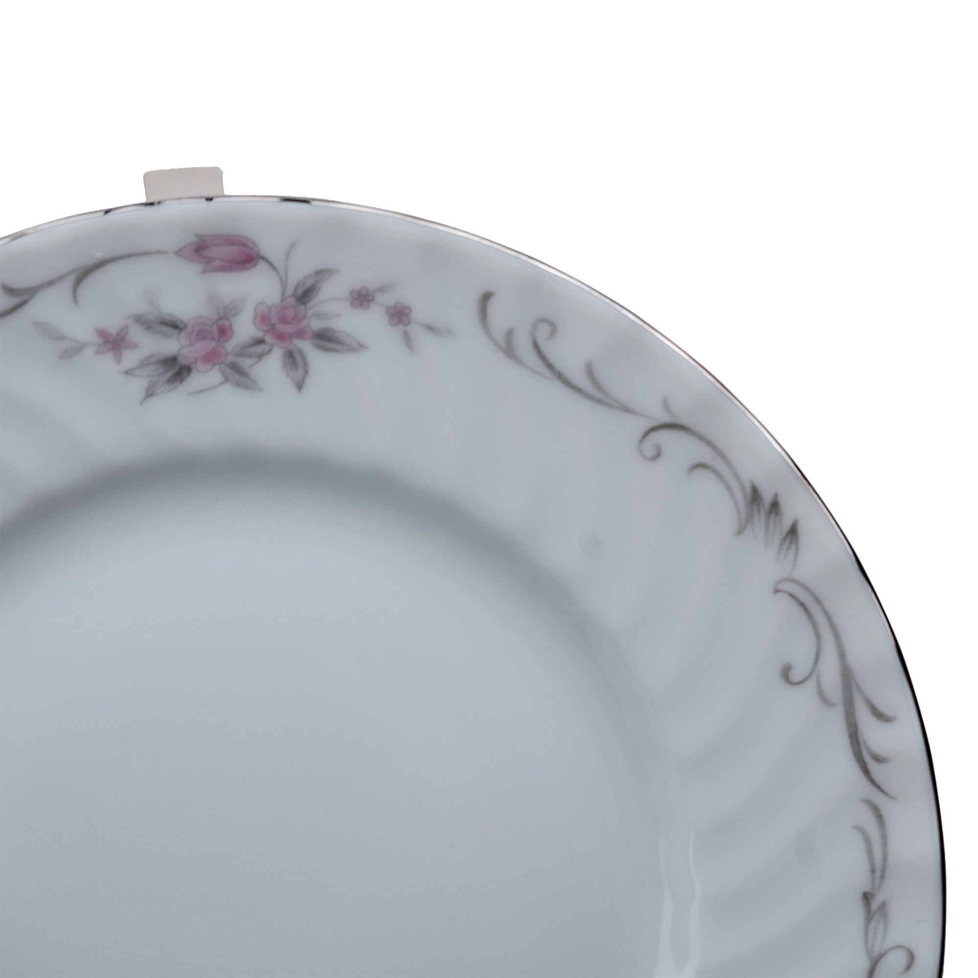 Gold Standard GST1 Bread Plate – Pink Rosebud Porcelain