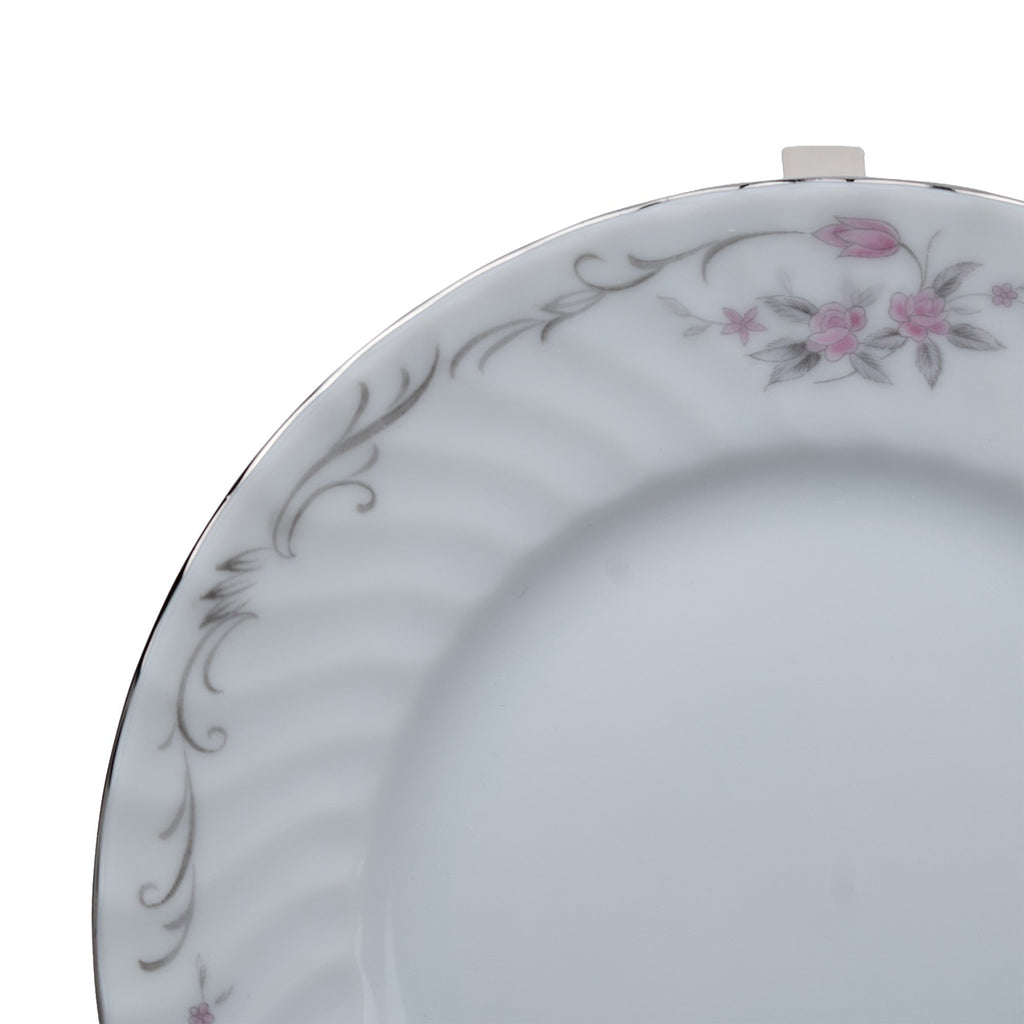 Gold Standard GST1 Bread Plate – Pink Rosebud Porcelain
