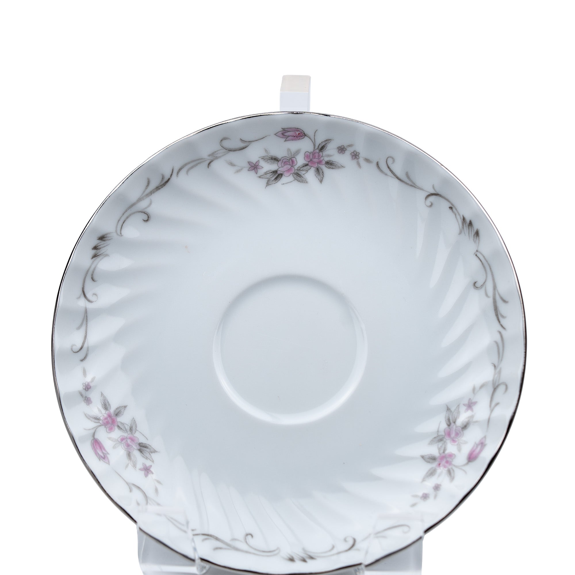 Gold Standard GST1 Saucer – Pink Rosebud Porcelain
