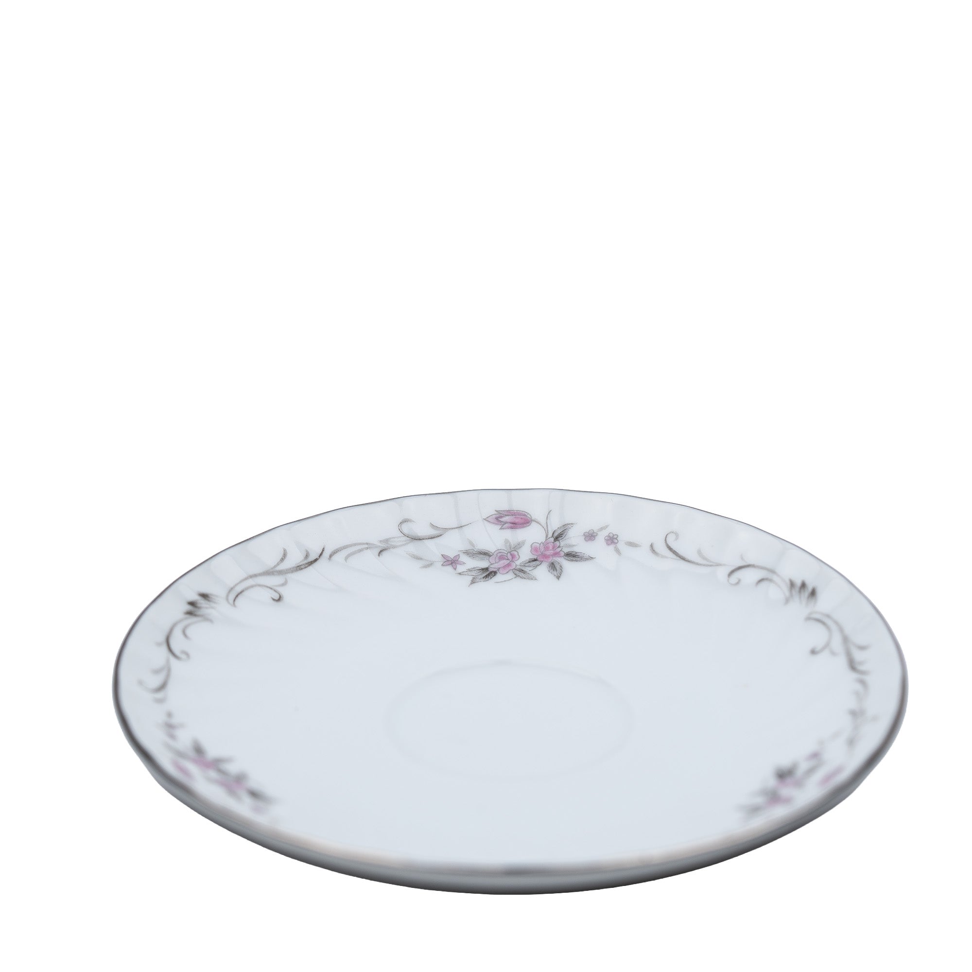 Gold Standard GST1 Saucer – Pink Rosebud Porcelain